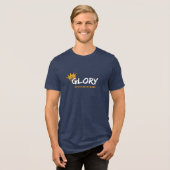 glorie Tri-Blend shirt (Voorkant volledig)