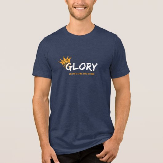 glorie Tri-Blend shirt (Voorkant)