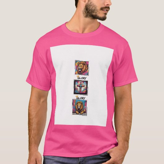 Glorie van de Leeuw van Juda T-shirt (Voorkant)