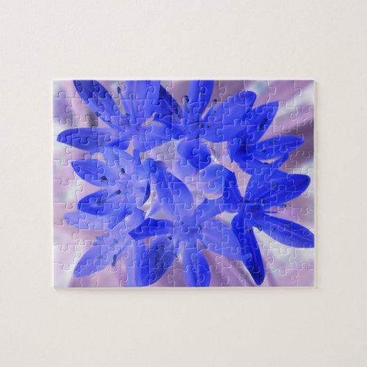 Glorie van de sneeuwschokkende blauwe puzzel legpuzzel (Horizontaal)