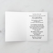 Glorie van het Lam Paas Kaart (Binnen)