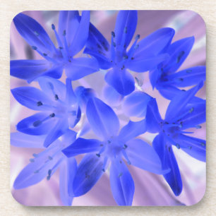 Glorie van het Onderzetter met blauw kurk met snee