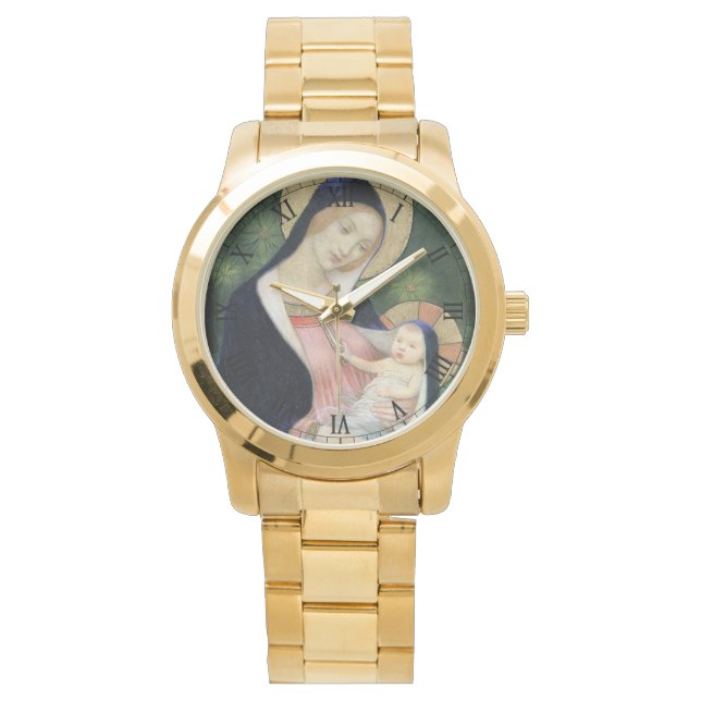 glorie voor jesus en mary horloge (Voorkant)