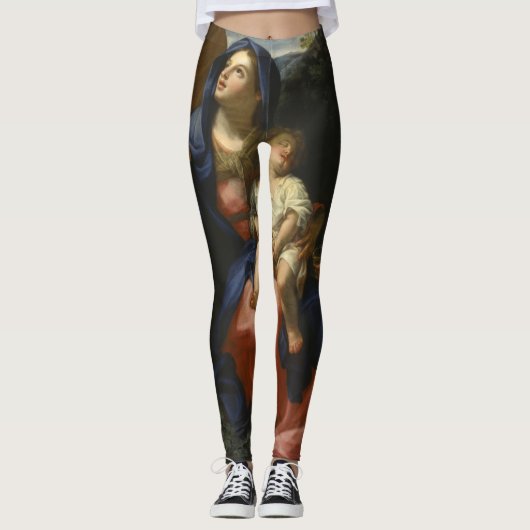 glorie voor jesus en mary leggings (Voorkant)