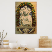 glorie voor jesus en mary poster (Keuken)