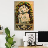 glorie voor jesus en mary poster (Thuiskantoor)