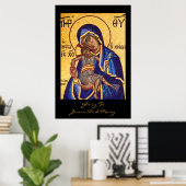 glorie voor jesus en mary poster (Thuiskantoor)
