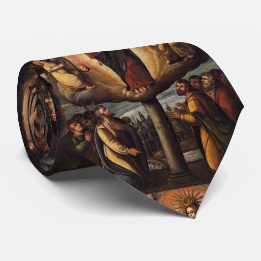 glorie voor jesus en mary stropdas (Opgerold)