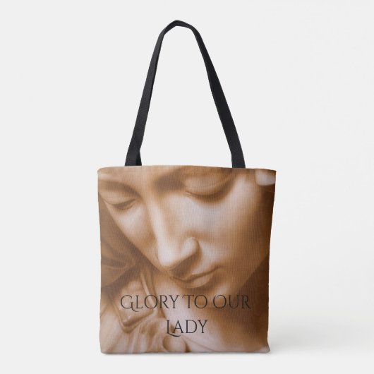 glorie voor onze dame tote bag (Achterkant)