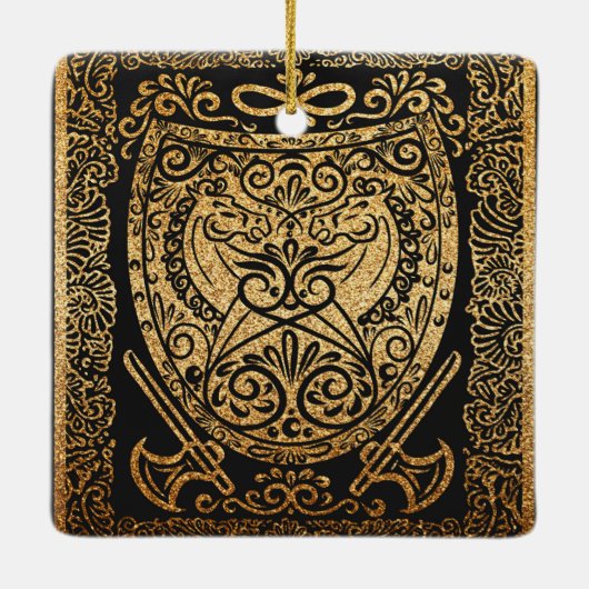 gloriekind keramisch ornament (Achterkant)