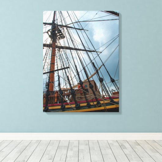 Glorierijke Gulle gift Canvas Afdruk (Insitu (Houten vloer))