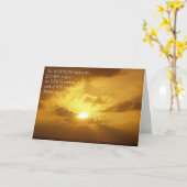 Glorierijke Zonsondergang Kaart (Gele Bloem)