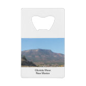Glorieta Mesa Creditkaart Flessenopener (Voorkant)