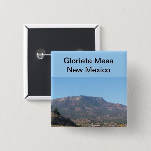 Glorieta Mesa Vierkante Button 5,1 Cm (Voorkant /achterkant)