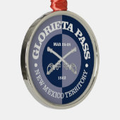 Glorieta Pass (B&G) Metalen Ornament (Rechts)