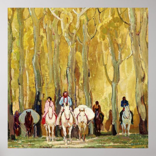 "Glorietta" door W Herbert Dunton Poster (Voorkant)