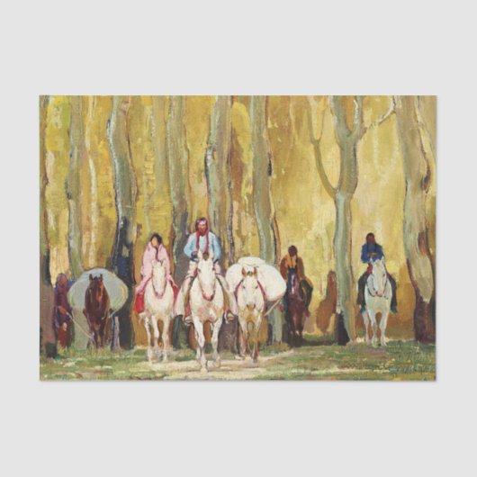 "Glorietta" door W Herbert Dunton Tissuepapier (Voorkant)