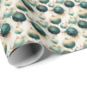 Glorieus groen: groen en goud cadeaupapier (Rol Hoek)