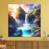 Glorieus hemels mooi landschap 4 canvas afdruk (Insitu (Woonkamer))