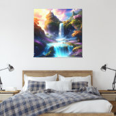 Glorieus hemels mooi landschap 4 canvas afdruk (Insitu (Slaapkamer))