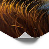 Glorieuze Afrikaanse zonsondergang Poster (Hoek)