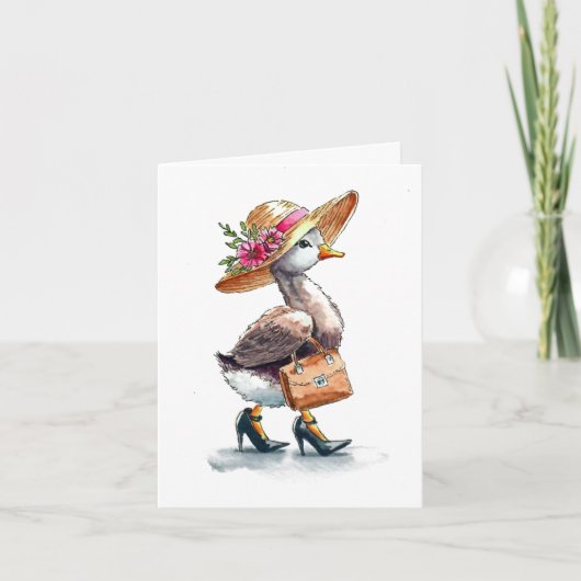 glorieuze gans kaart (Voorkant)