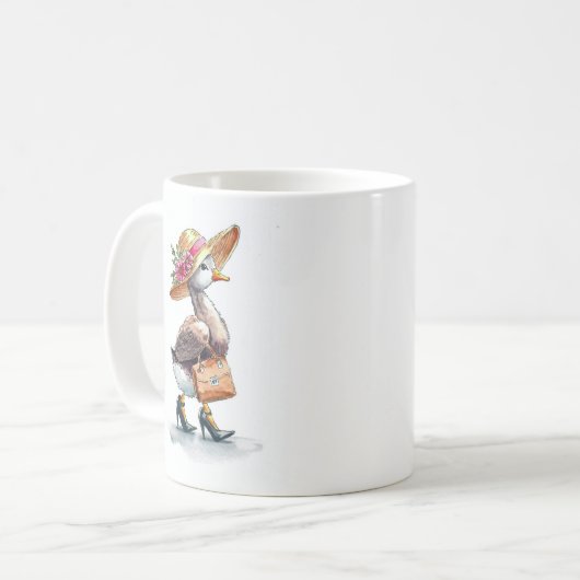 glorieuze gans koffiemok (Voorkant links)