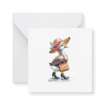 Glorieuze Goose Briefkaart Stijl