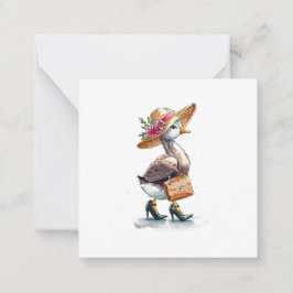 Glorieuze Goose Briefkaart Stijl