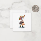 Glorieuze Goose Briefkaart Stijl (Voorkant / Achterkant in situ)