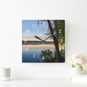 Glorieuze herfst ochtend wandklok (Huis)