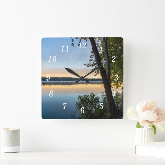 Glorieuze herfst ochtend wandklok (Huis)