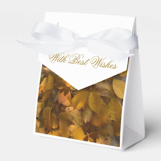 Glorieuze herfst op een gunst box (1) bedankdoosjes (Voorkant Zijde)