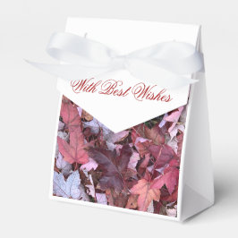 Glorieuze herfst op een gunst box (3) bedankdoosjes