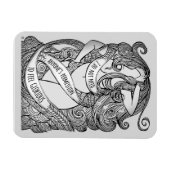 Glorieuze magneet in grijs (Horizontaal)