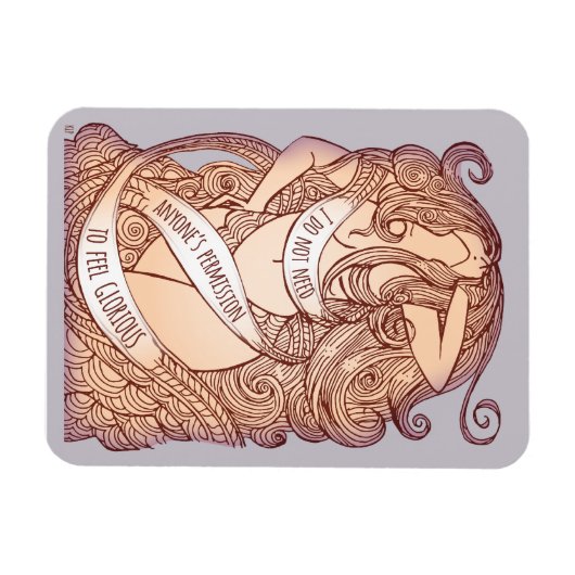 Glorieuze Magneet in Lila (Horizontaal)