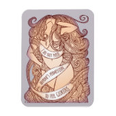 Glorieuze Magneet in Lila (Verticaal)