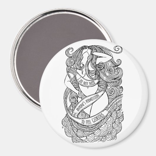 Glorieuze Magneet - Rond (Voorkant / Achterkant)