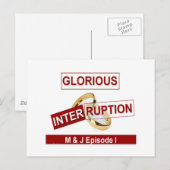 Glorieuze onderbreking: een gouden begin briefkaart (Voorkant / Achterkant)