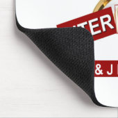 Glorieuze onderbreking: een gouden begin muismat (Hoek)