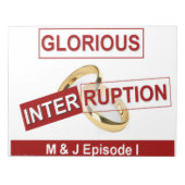 Glorieuze onderbreking: een gouden begin notitieblok (Voorkant)