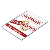 Glorieuze onderbreking: een gouden begin notitieboek (Linkerzijde)