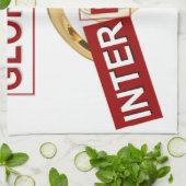 Glorieuze onderbreking: een gouden begin theedoek (Gevouwen)