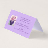 Glorieuze Paarse Pansy Schilderij Liefde Verjaarda Kaart (Achterkant)