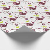 glorieuze pauw cadeaupapier (Hoek)