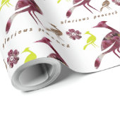 glorieuze pauw cadeaupapier (Rol Hoek)