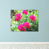 Glorieuze tuinkunst canvas afdruk (Insitu (Houten vloer))