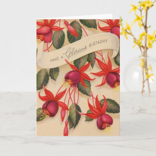  glorieuze vrolijke verjaardagsbloemen kaart (Gele Bloem)