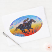 Glorievuur Ovale Sticker (Envelop)