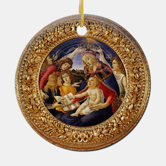 Glorificatie van Mary Ornament (Achterkant)
